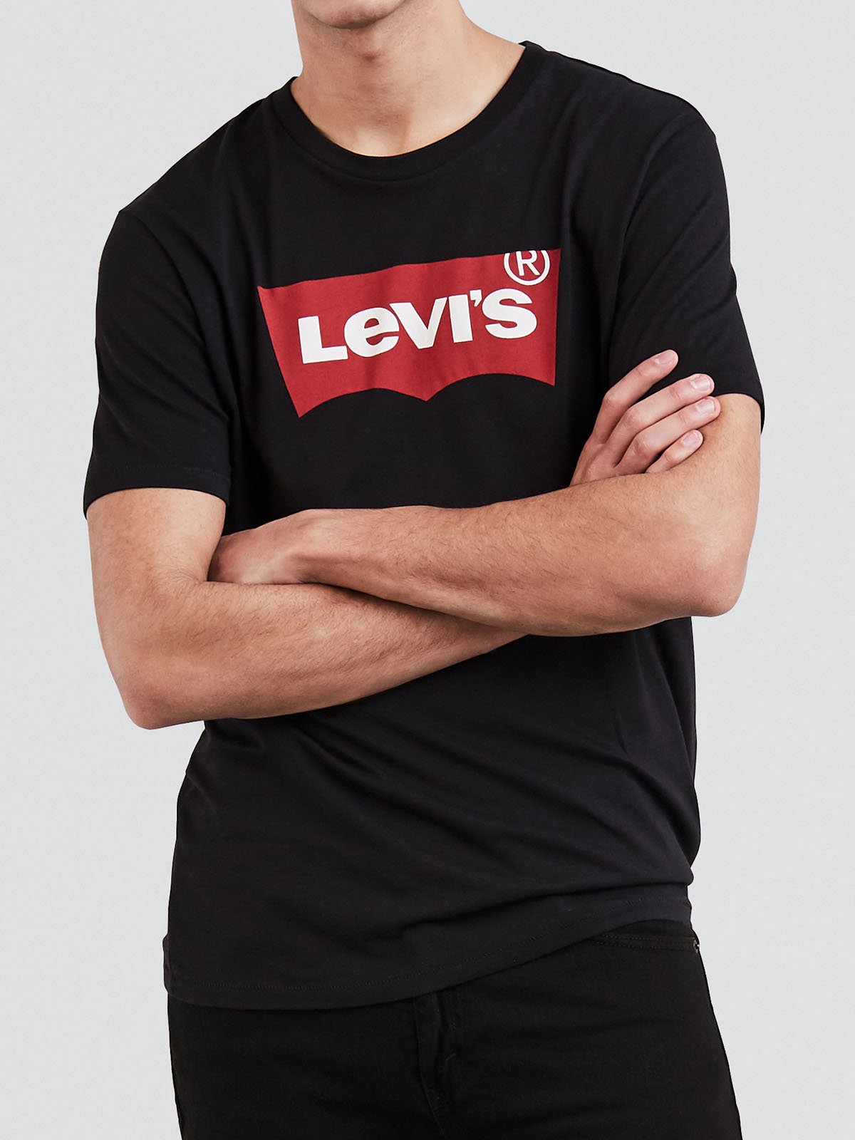 Levi’s® camiseta logo manga corta de hombre 17783-0137 negra