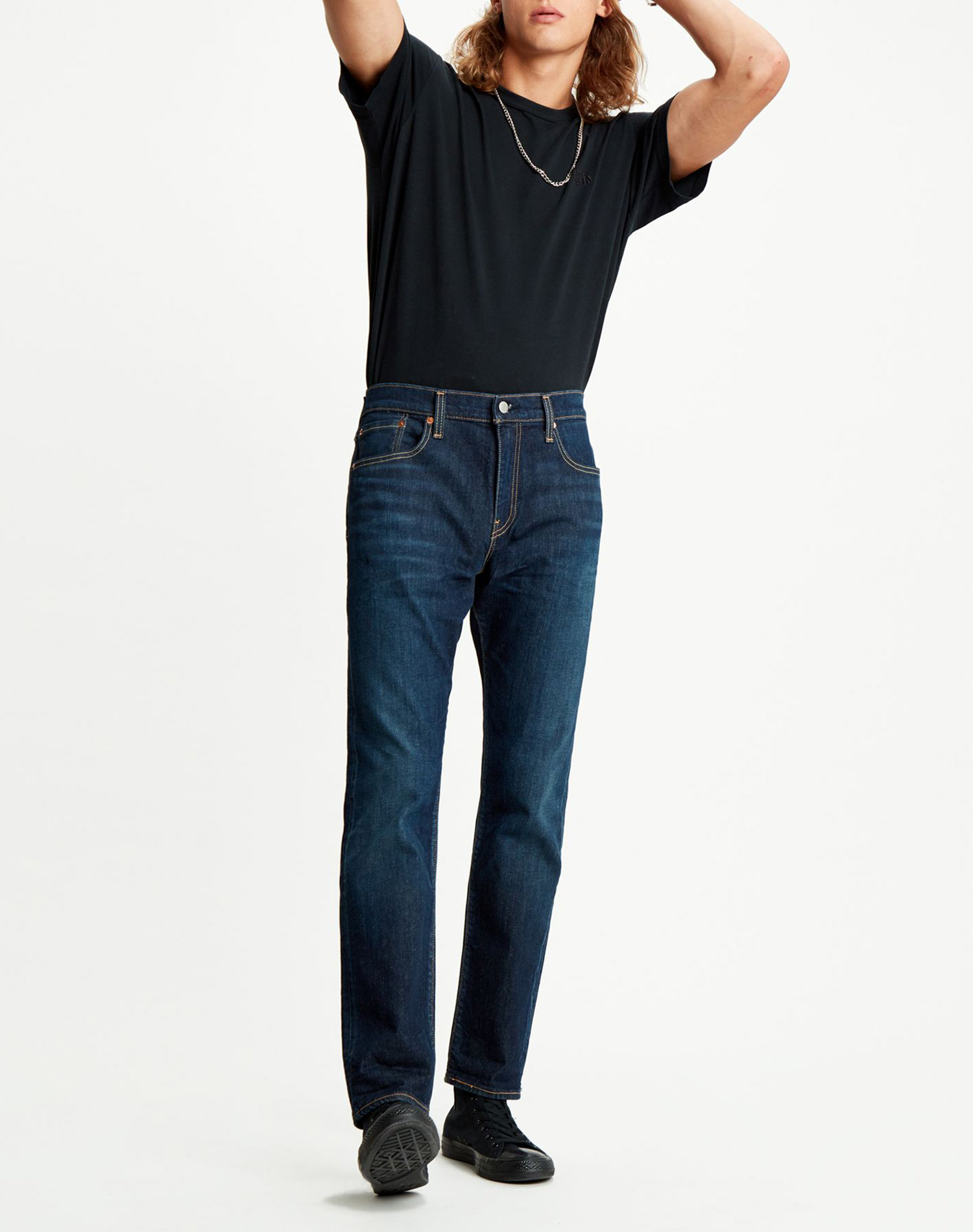 Levi's® 502™ taper pantalones vaqueros de hombre 59684-0085 azul oscuro - tallas extra