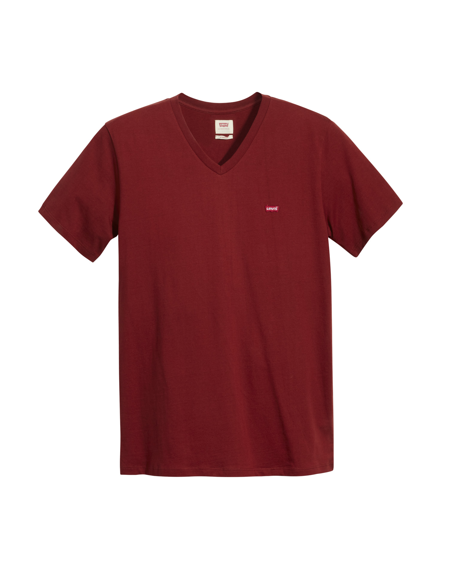Levi’s® camiseta de hombre de cuello pico de m/c 85641-0019 roja