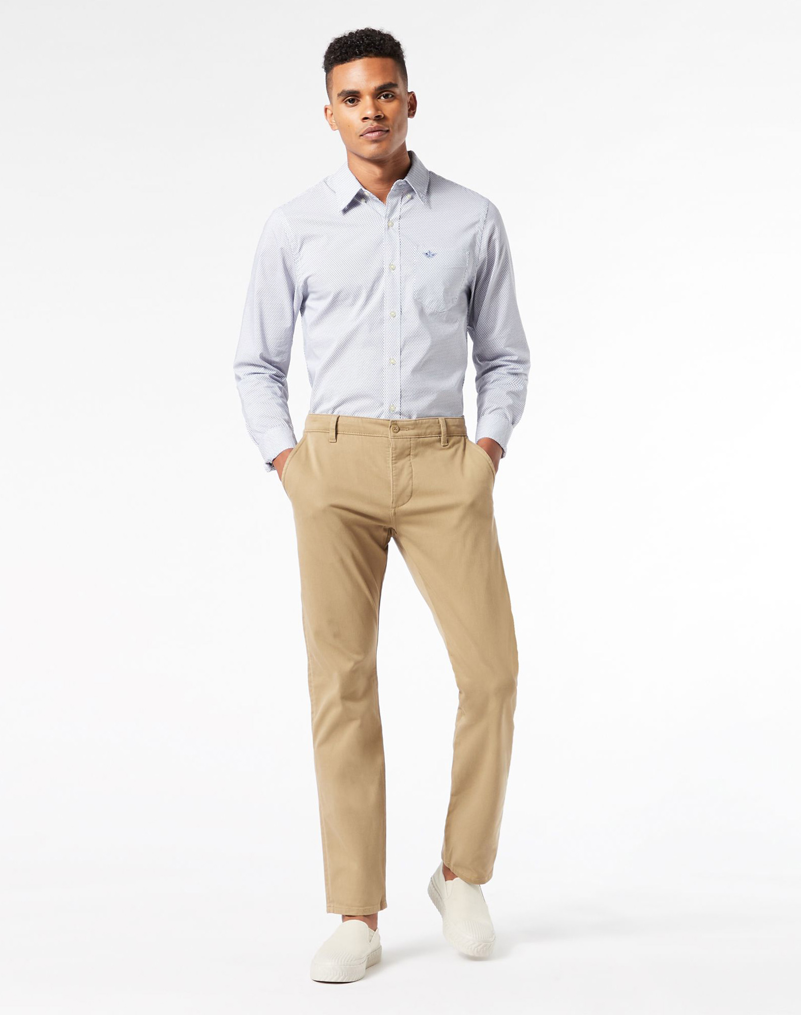 Dockers pantalones de hombre Supreme Flex™ skinny 59373-0000 beige