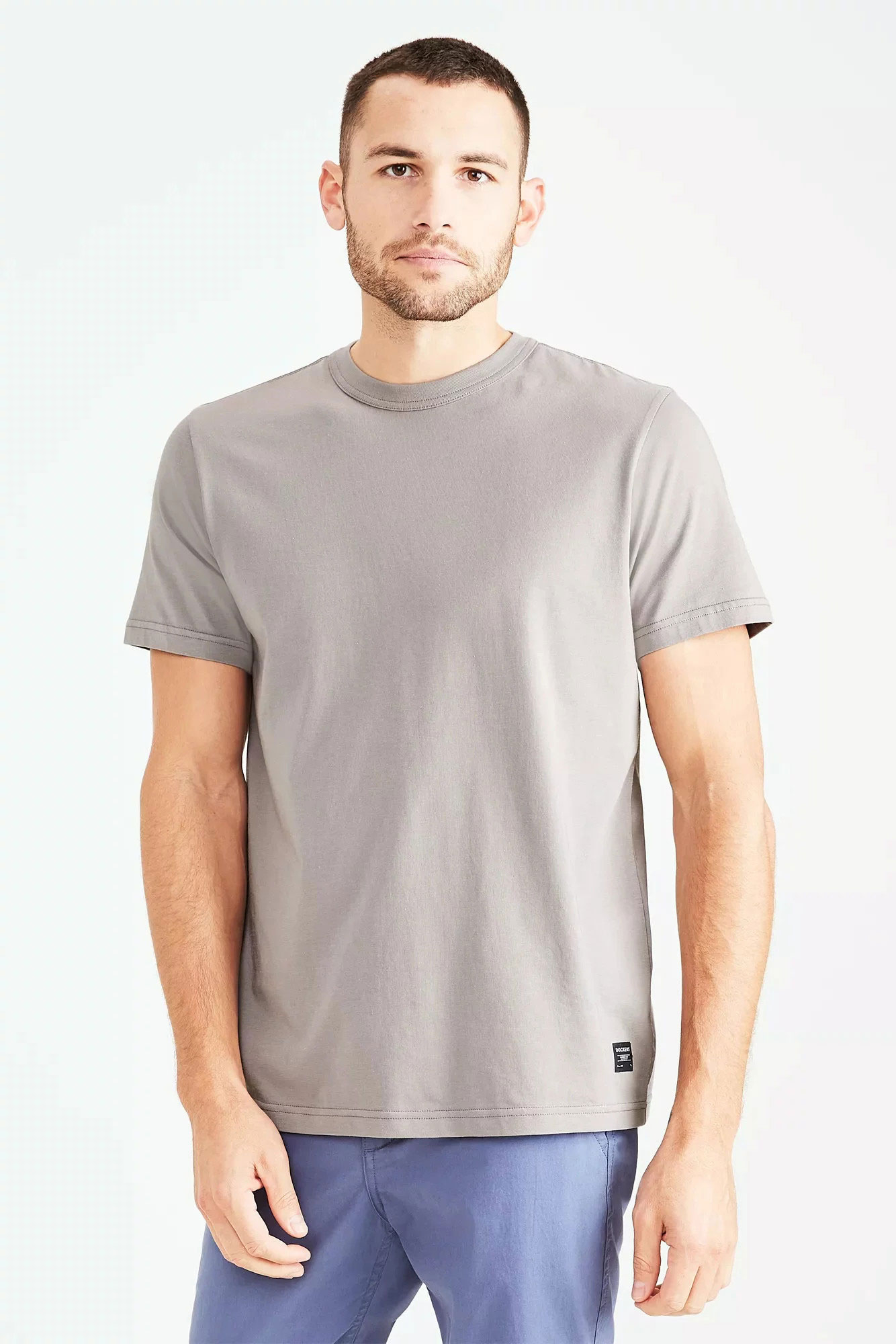 Dockers camiseta de hombre de m/c A0856-0027 gris