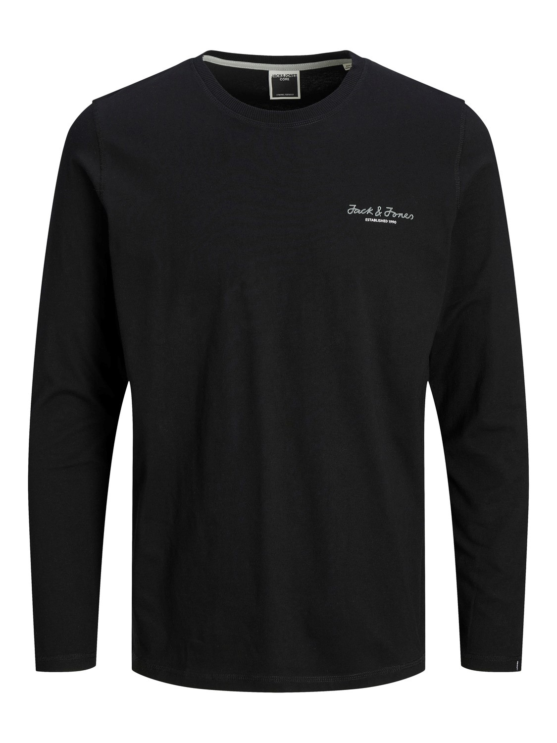 Jack&Jones camiseta de hombre Berg de m/l 12215438 negra