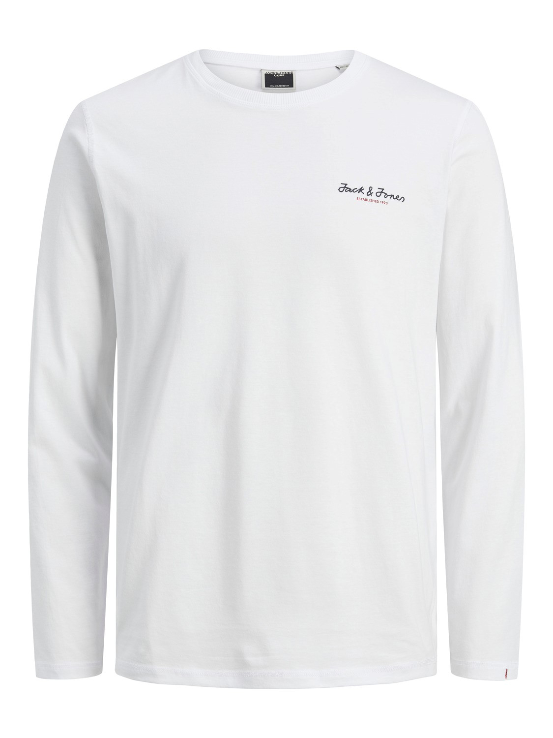 Jack&Jones camiseta de hombre Berg de m/l 12215438 blanca