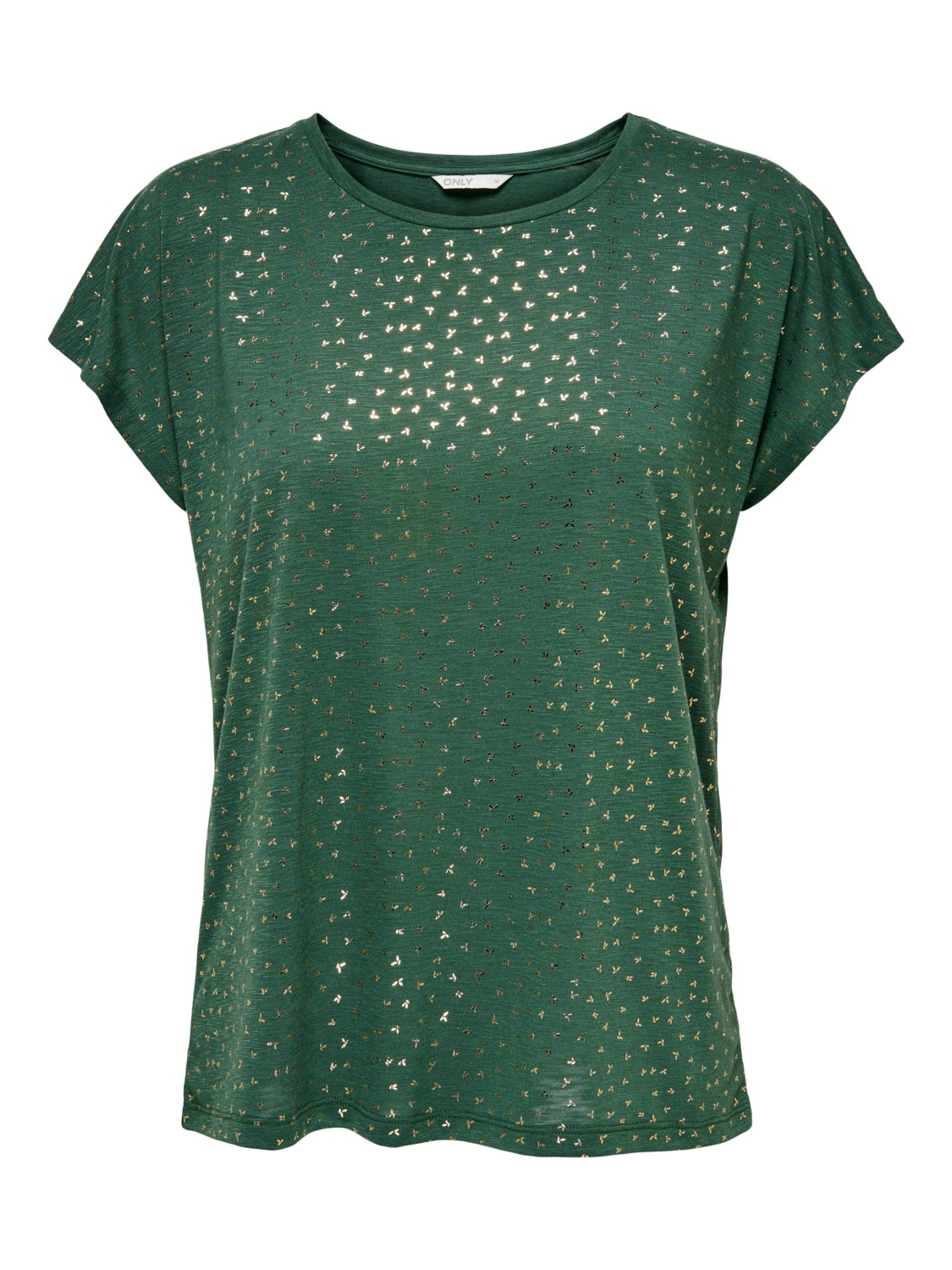 Only camiseta de mujer de m/c Freja 15215332 verde