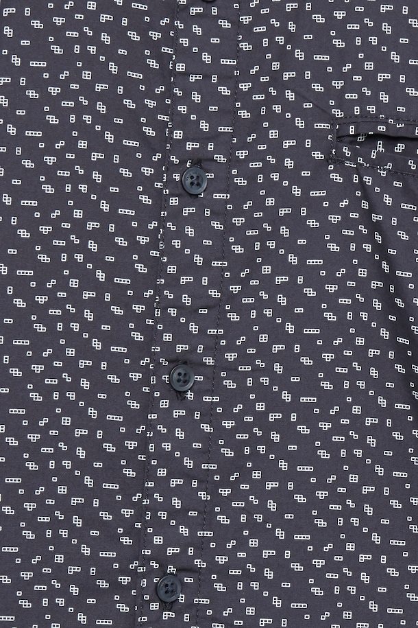 Camisa de hombre de manga larga, Blend 20708882/74645, de color azul marino - 2 - La Casa Dels Pantalons