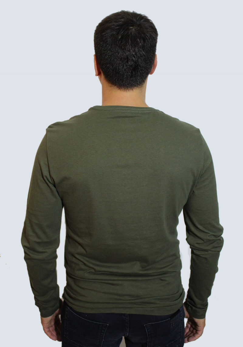 Samarreta d'home de màniga llarga Blend, model 20709991/70813, de color verd fosc - 3 - La Casa Dels Pantalons