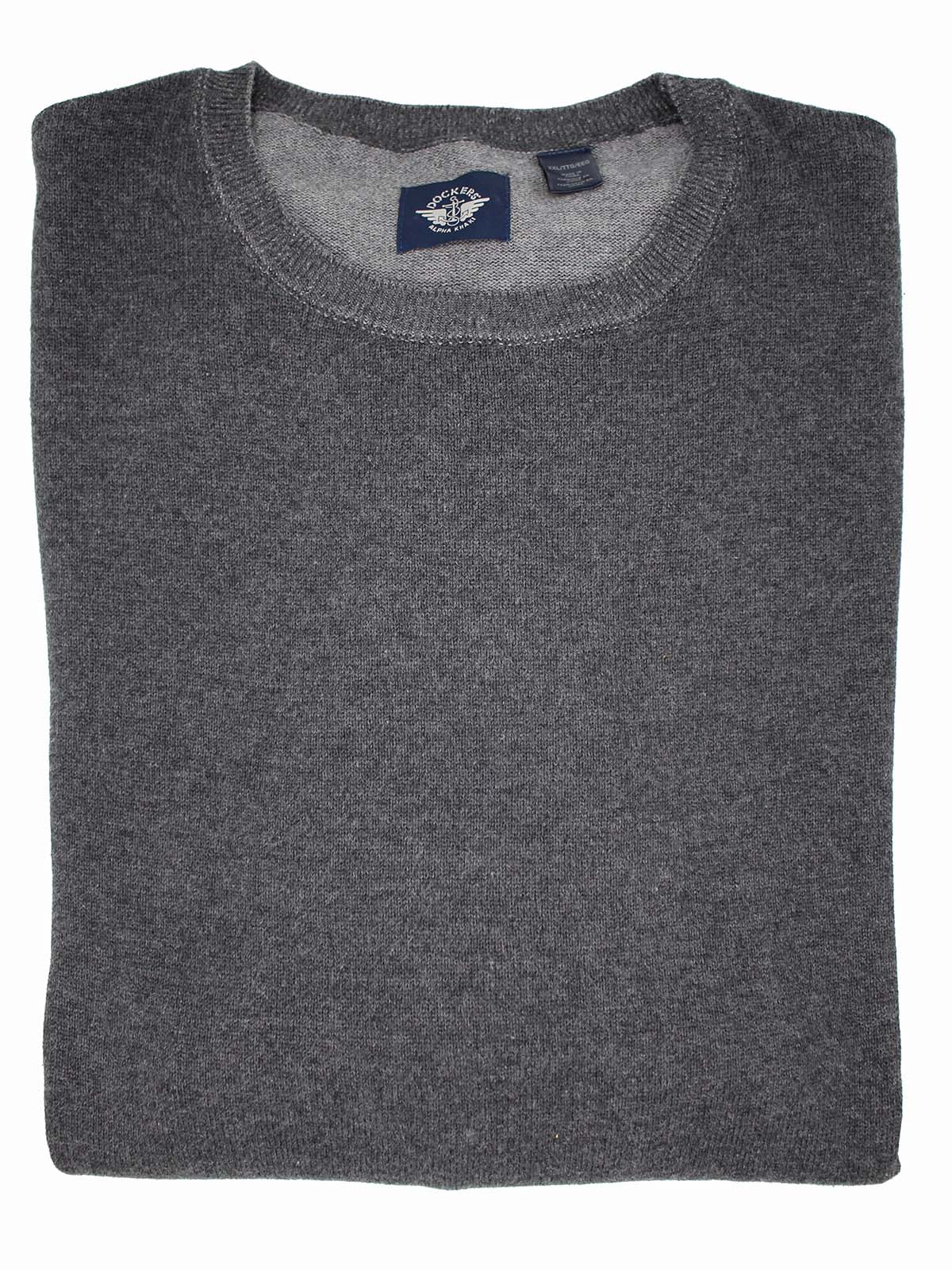 Jersey de hombre Dockers de cuello redondo, modelo 57848-0003, de color gris - 3 - La Casa Dels Pantalons