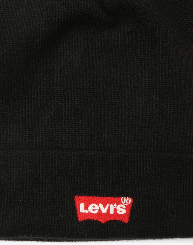 Gorra d'hivern unisex Levi's, model 230791/59, de color negre - 2 - La Casa Dels Pantalons