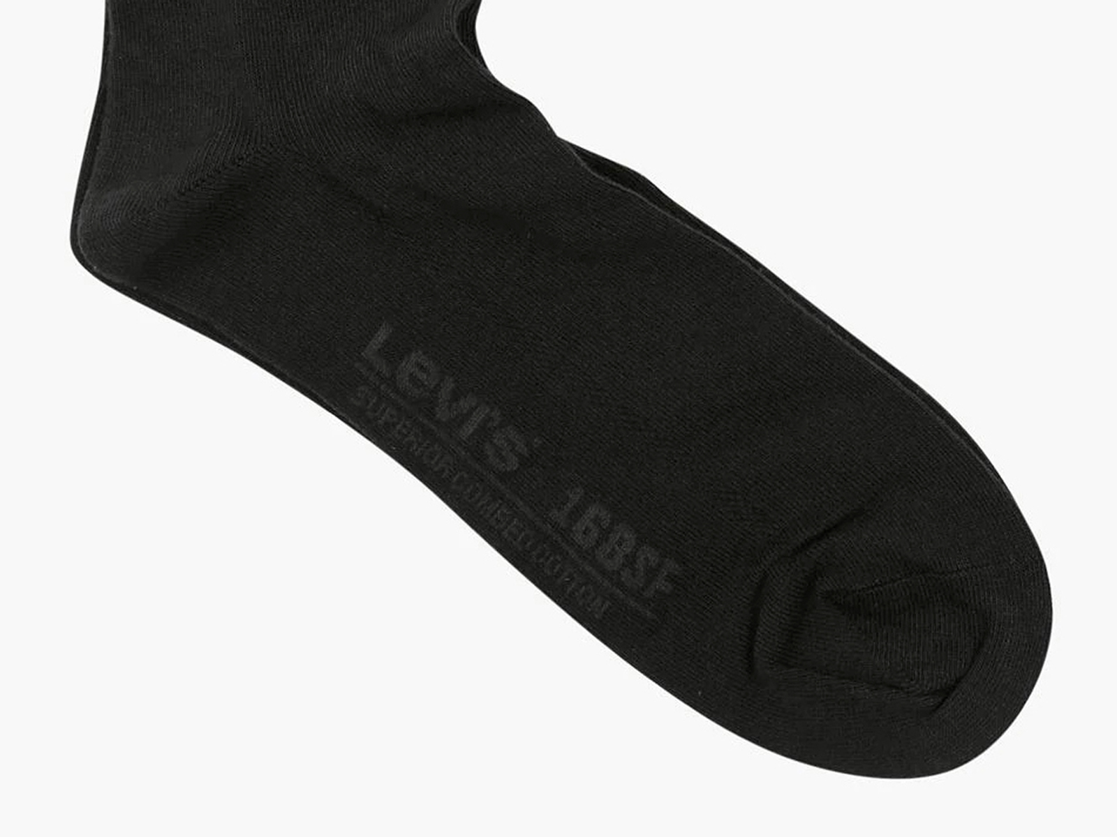 Pack de 2 parells de mitjons Levi's 963016001/884 de color negre - 2 - La Casa Dels Pantalons