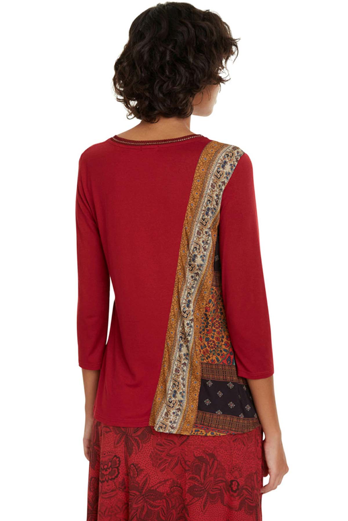 Camiseta de mujer Desigual 19WWTK71/3128 color estampado - 2 - La Casa Dels Pantalons