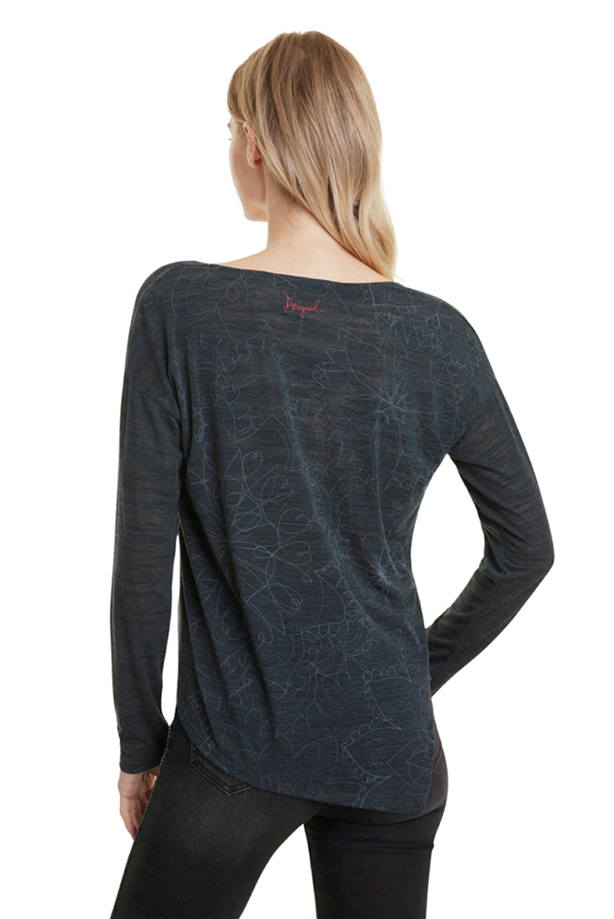 Camiseta de mujer Desigual 19WWTKA8/4029 color cactus - 3 - La Casa Dels Pantalons