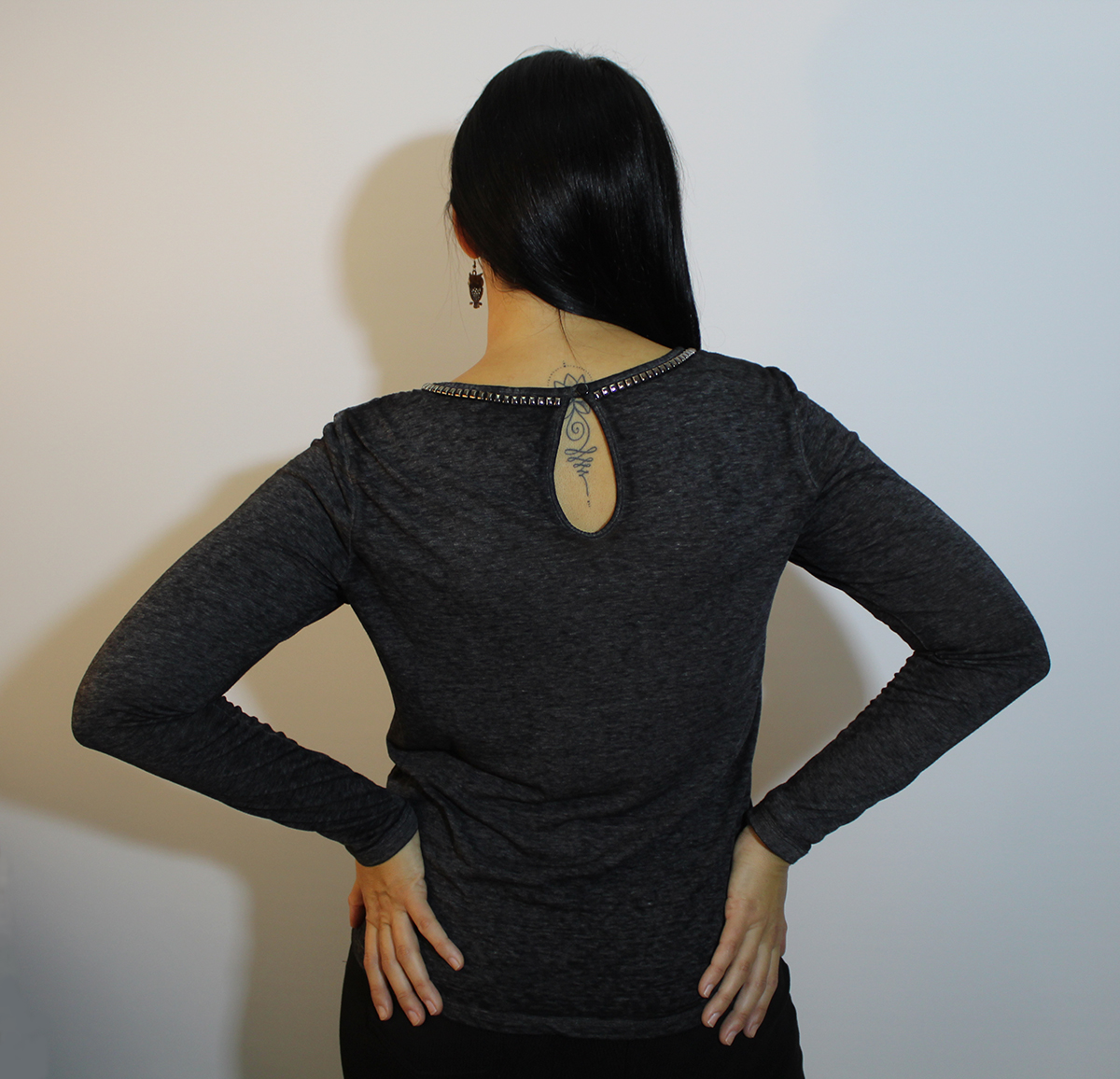 Camiseta de mujer DDP F1ANA0P2 color negro - 2 - La Casa Dels Pantalons