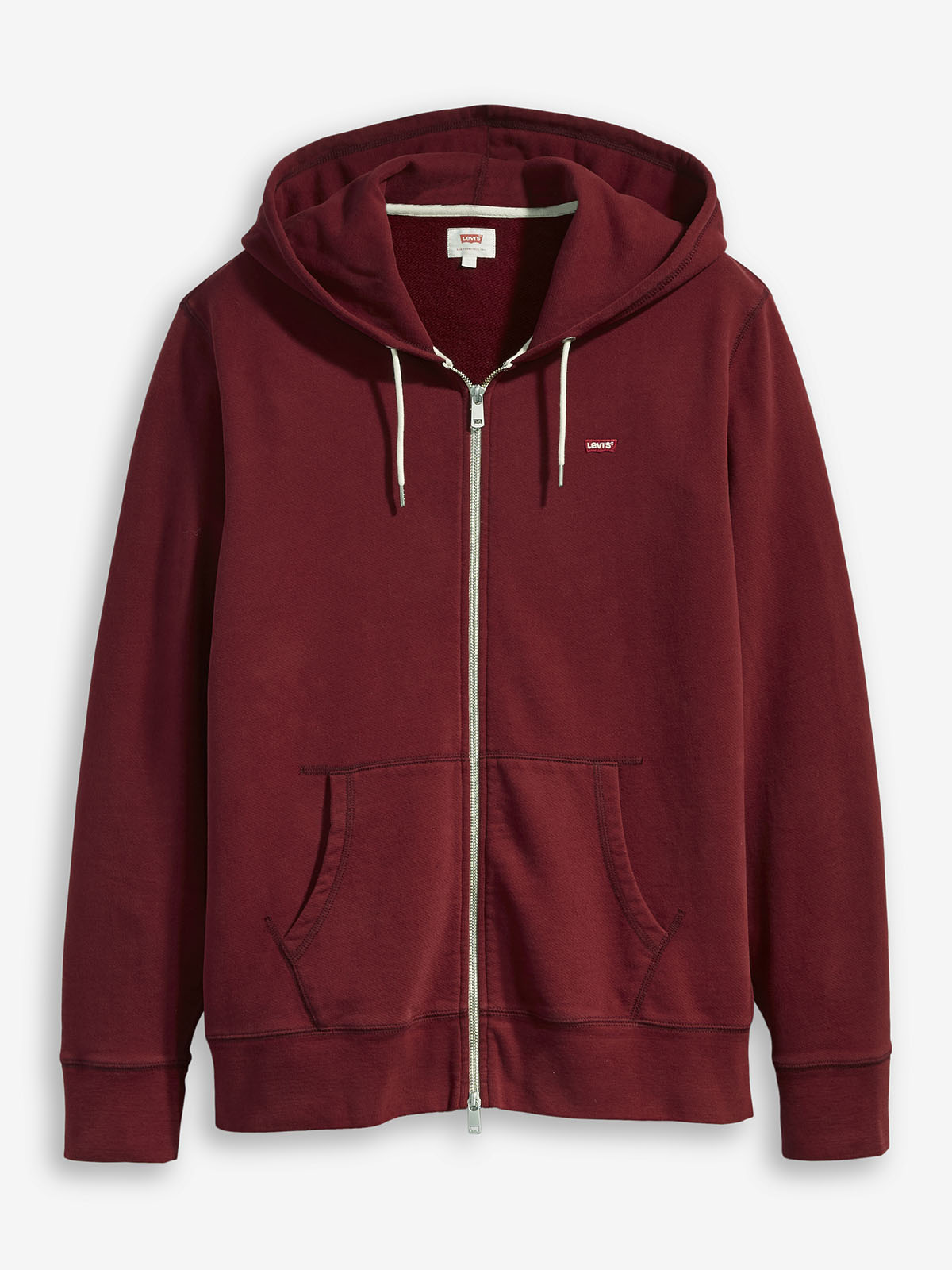 Levi's sudadera con capucha 56177.00.06 color rojo - 3 - La Casa Dels Pantalons