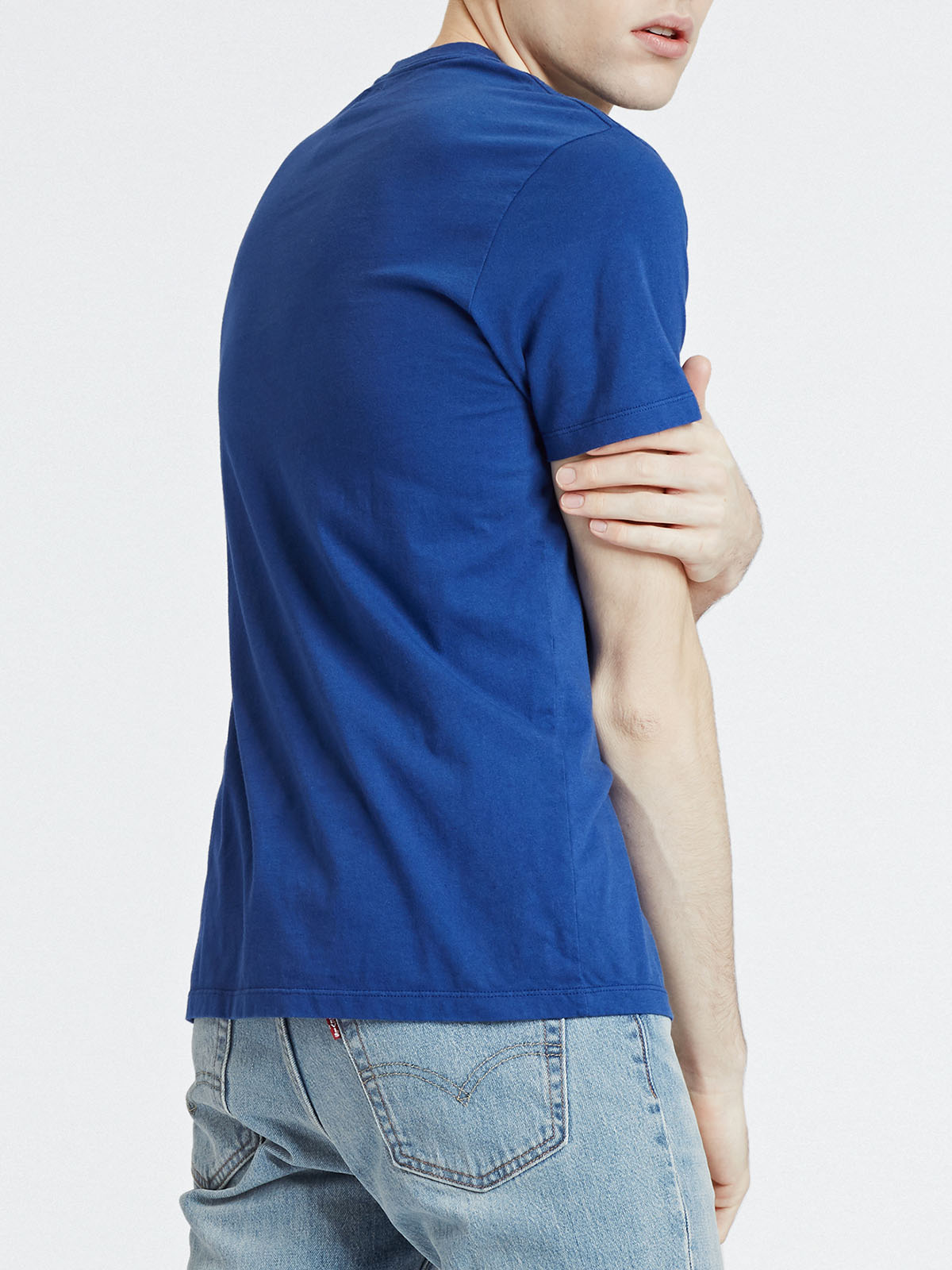 Camiseta de manga corta de hombre, Levi's 56605.00.24, de color azul - 3 - La Casa Dels Pantalons