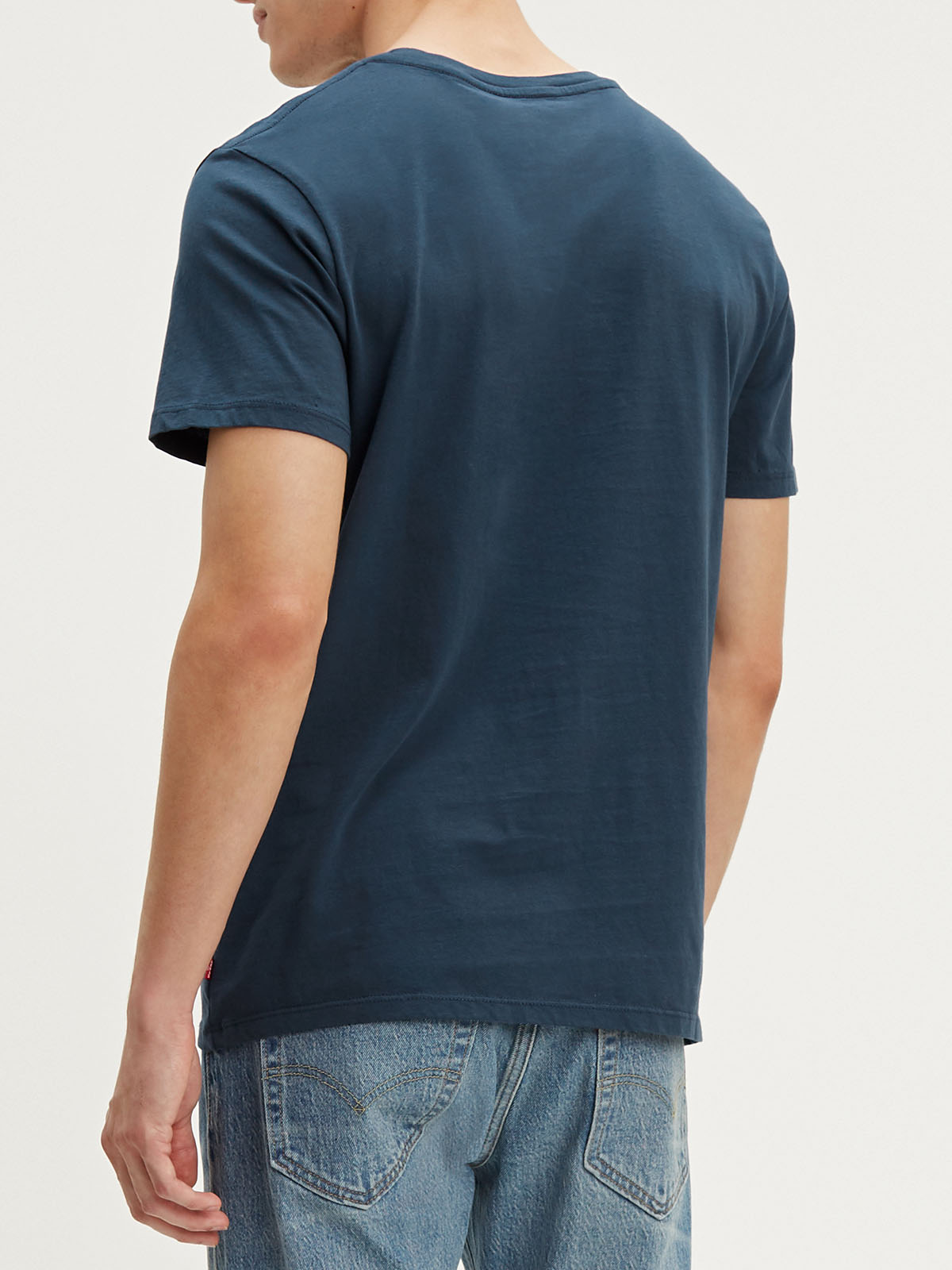 Samarreta de màniga curta d'home, Levi's 22489.02.11, color blau marí i logo de colors - 2 - La Casa Dels Pantalons