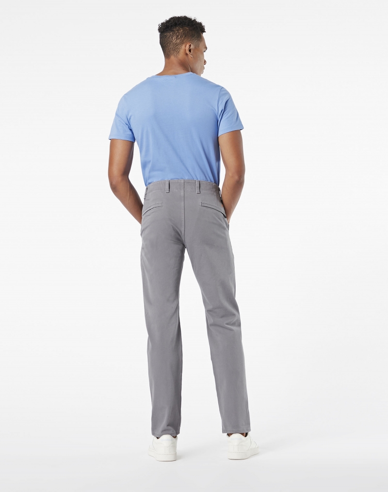 Pantalons d'home Dockers Alpha Khaki 360 slim (recte estret) 39900-0002 color gris - 2 - La Casa Dels Pantalons