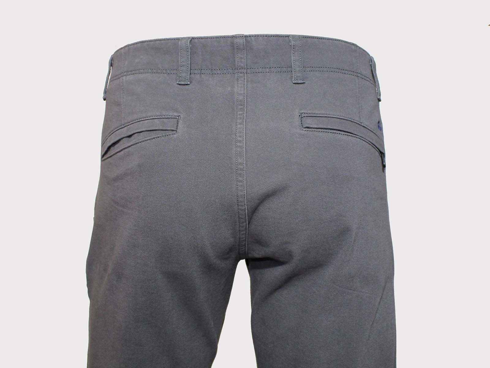 Pantalons d'home Dockers Alpha Khaki 360 slim (recte estret) 39900-0002 color gris - 3 - La Casa Dels Pantalons