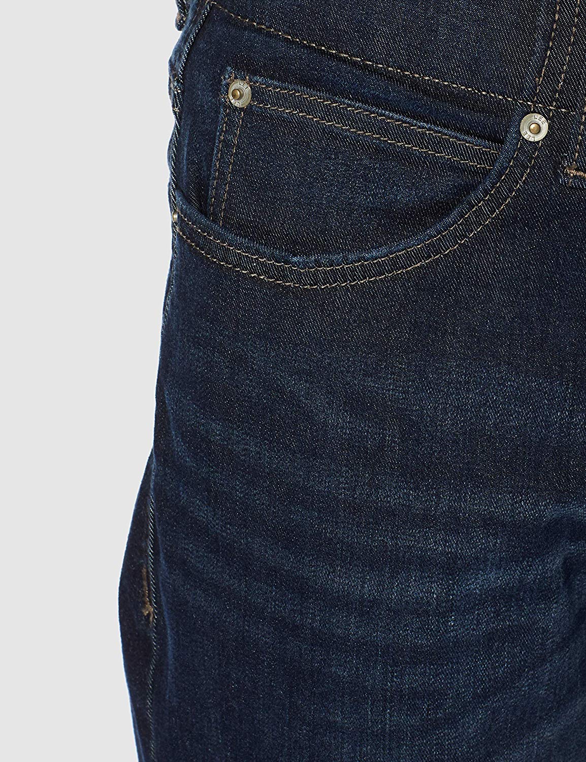 Pantalons texans d'home Lee Straight fit (recte) L71WTICR color texà fosc - 2 - La Casa Dels Pantalons