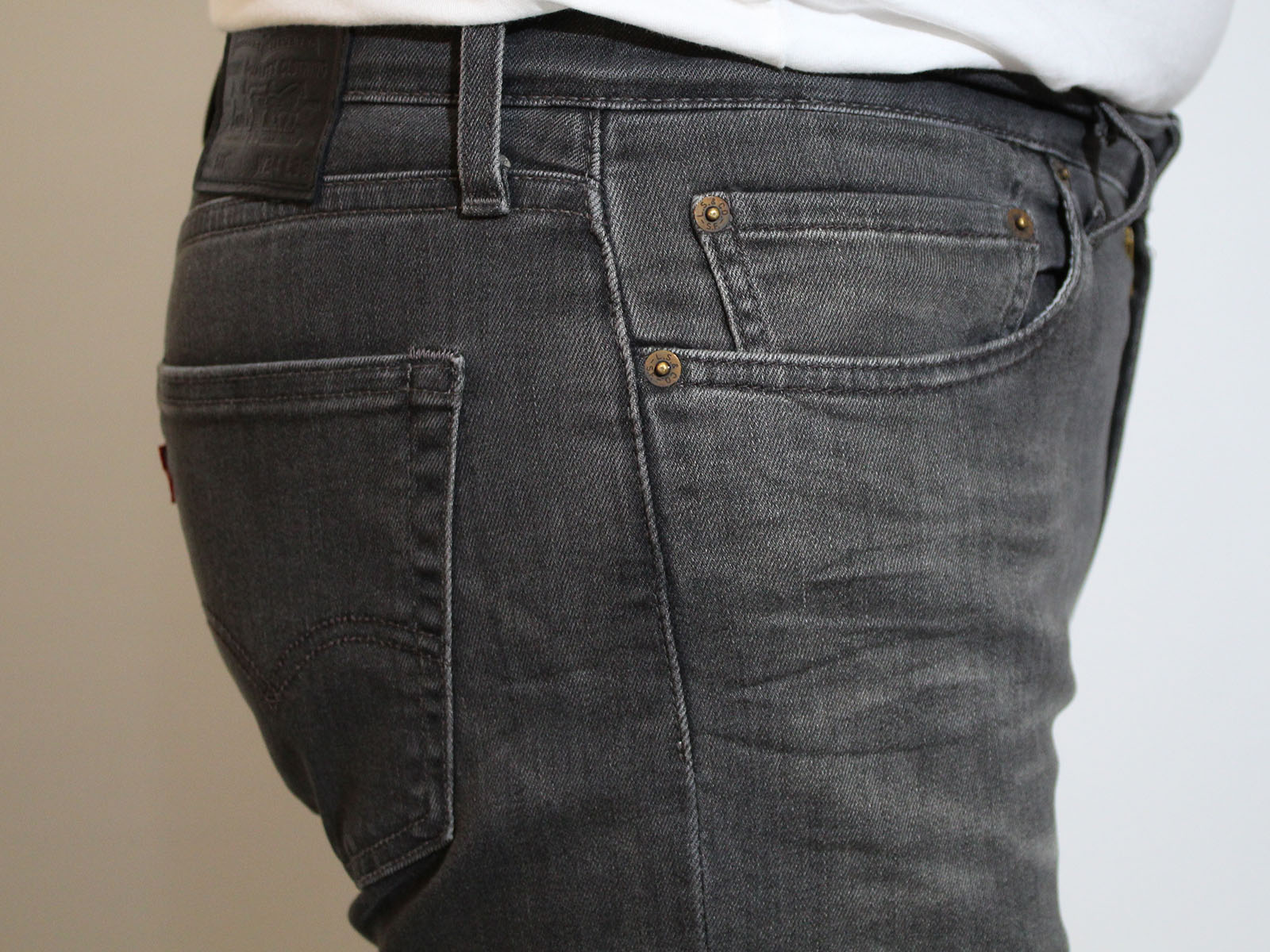 Pantalones vaqueros de hombre Levi's 511 slim, 04511-2091, de color gris - 3 - La Casa Dels Pantalons