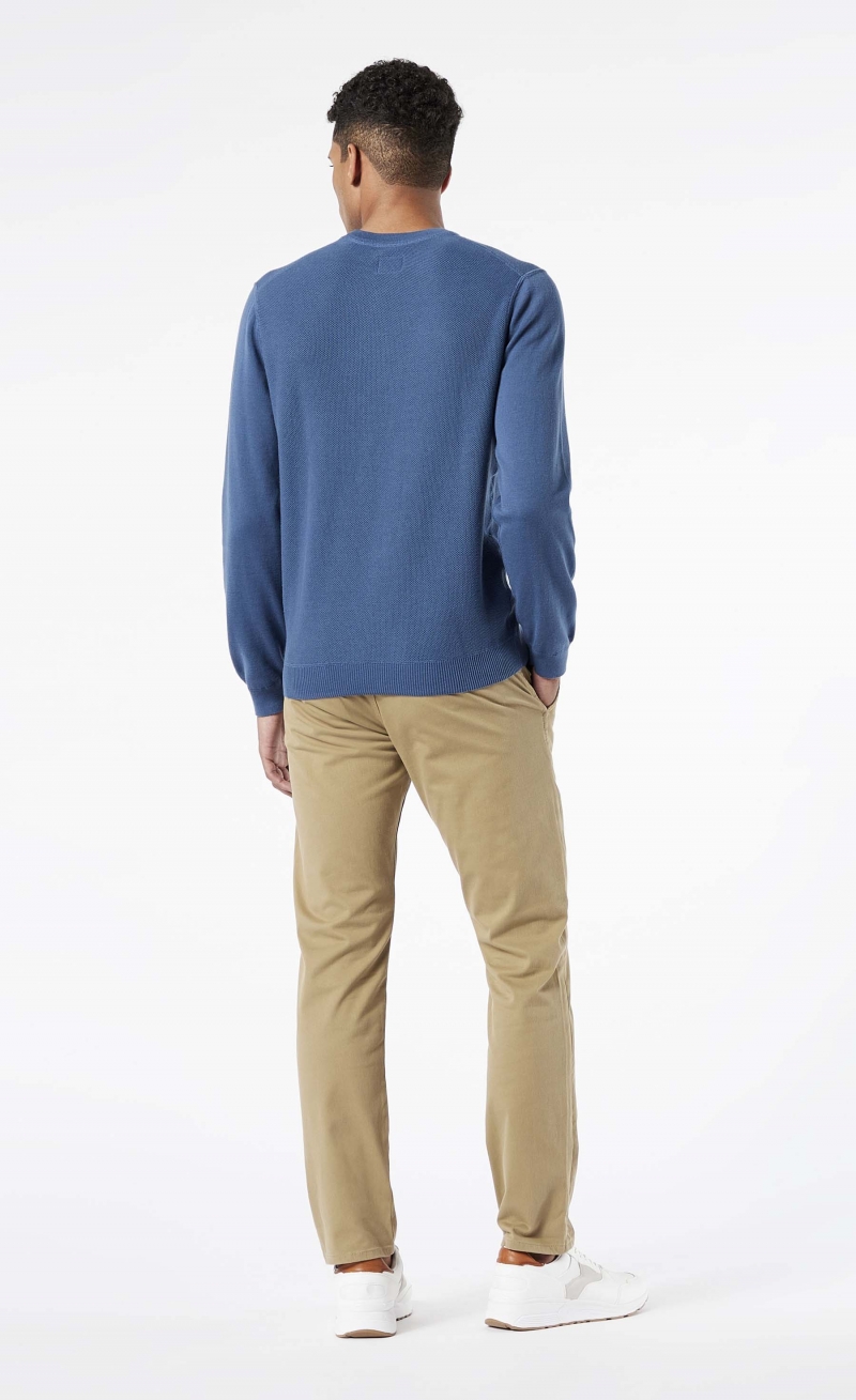 Jersey de hombre Dockers 72815-0001 de cuello redondo y color azul - 2 - La Casa Dels Pantalons