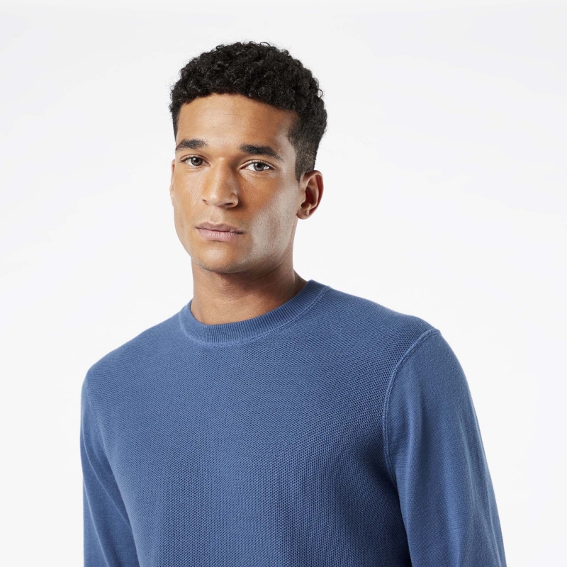 Jersey de hombre Dockers 72815-0001 de cuello redondo y color azul - 3 - La Casa Dels Pantalons