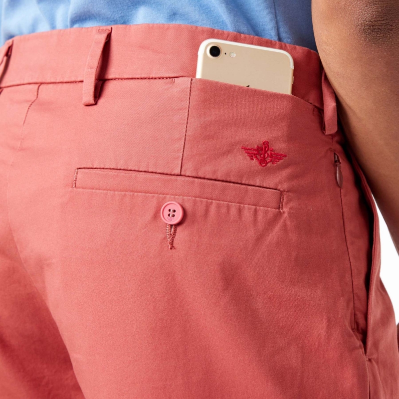 Bermuda tipus 'chino' d'home 85862-0003 de color vermell - 3 - La Casa Dels Pantalons