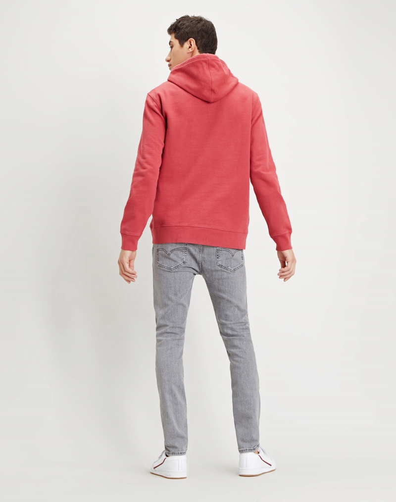 Dessuadora d'home amb caputxa Levi's, model 19491-0107, de color vermell - 3 - La Casa Dels Pantalons