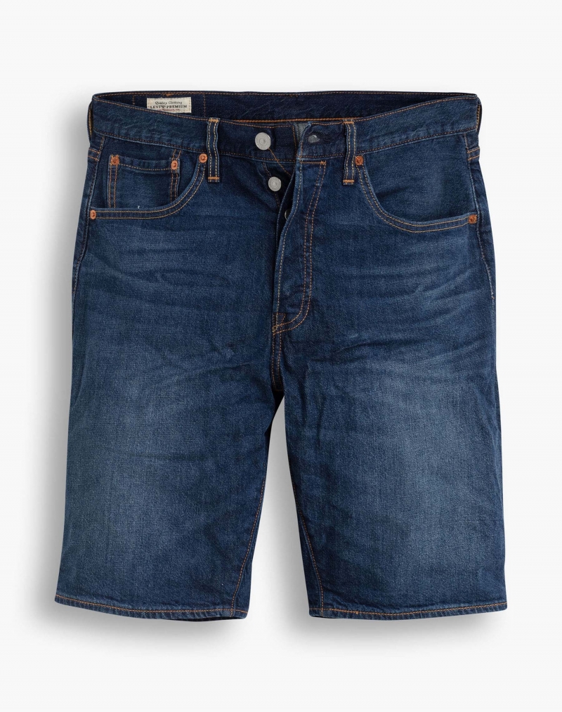 Bermuda d'home Levi's 501 regular short, 36512-0092, de color texà blau mig - 3 - La Casa Dels Pantalons