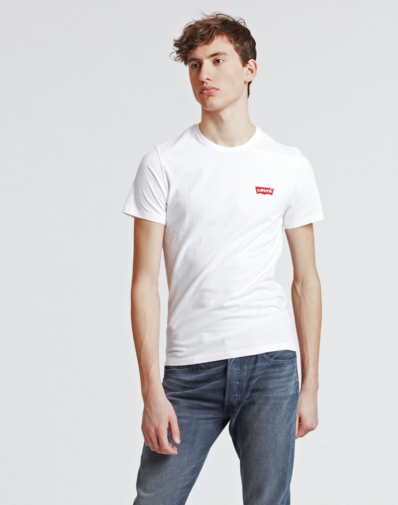Pack de 2 camisetas de hombre Levi's, modelo 79681-0001, de color blanco y de color gris - 3 - La Casa Dels Pantalons