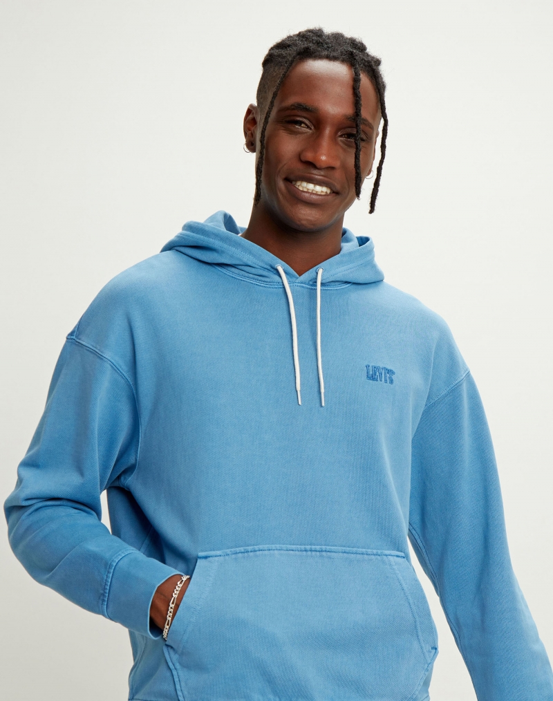 Dessuadora d'home amb caputxa Levi's, model 85534-0001, de color blau - 3 - La Casa Dels Pantalons