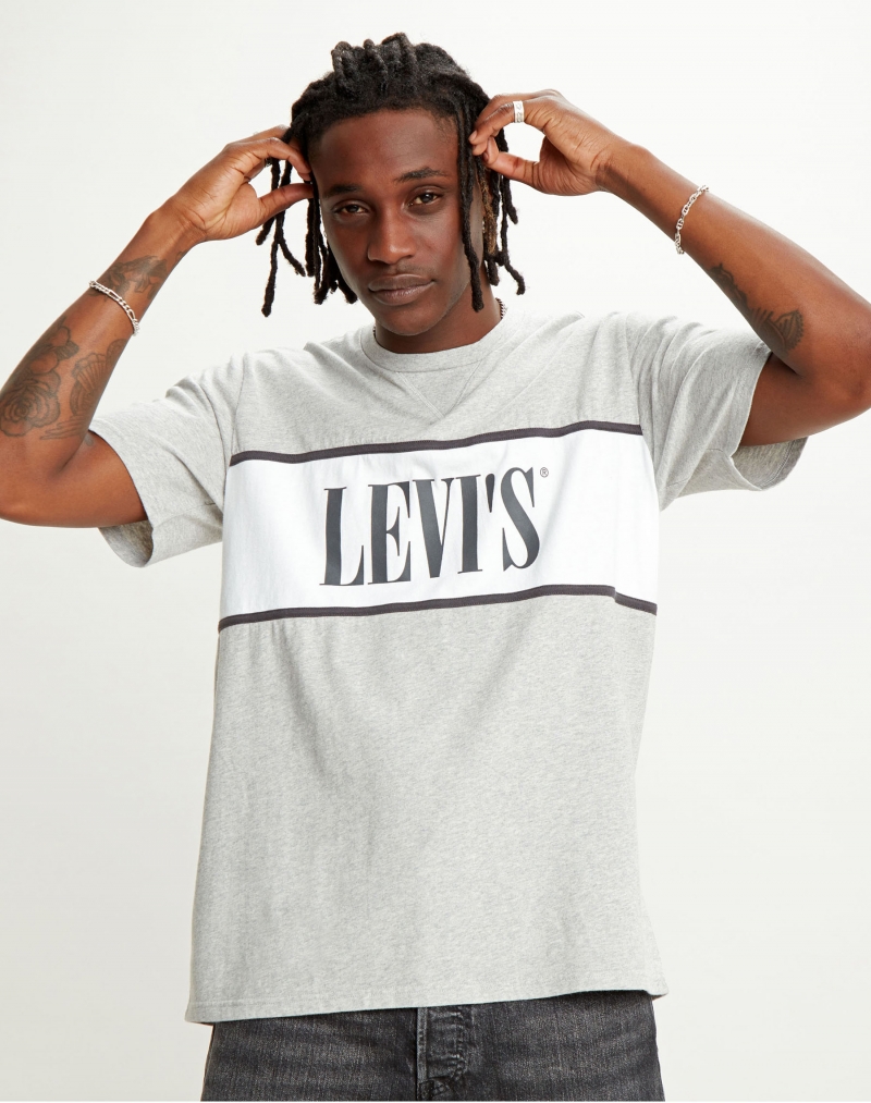 Samarreta d'home de màniga curta Levi's, model 85642-0001, de color gris - 3 - La Casa Dels Pantalons