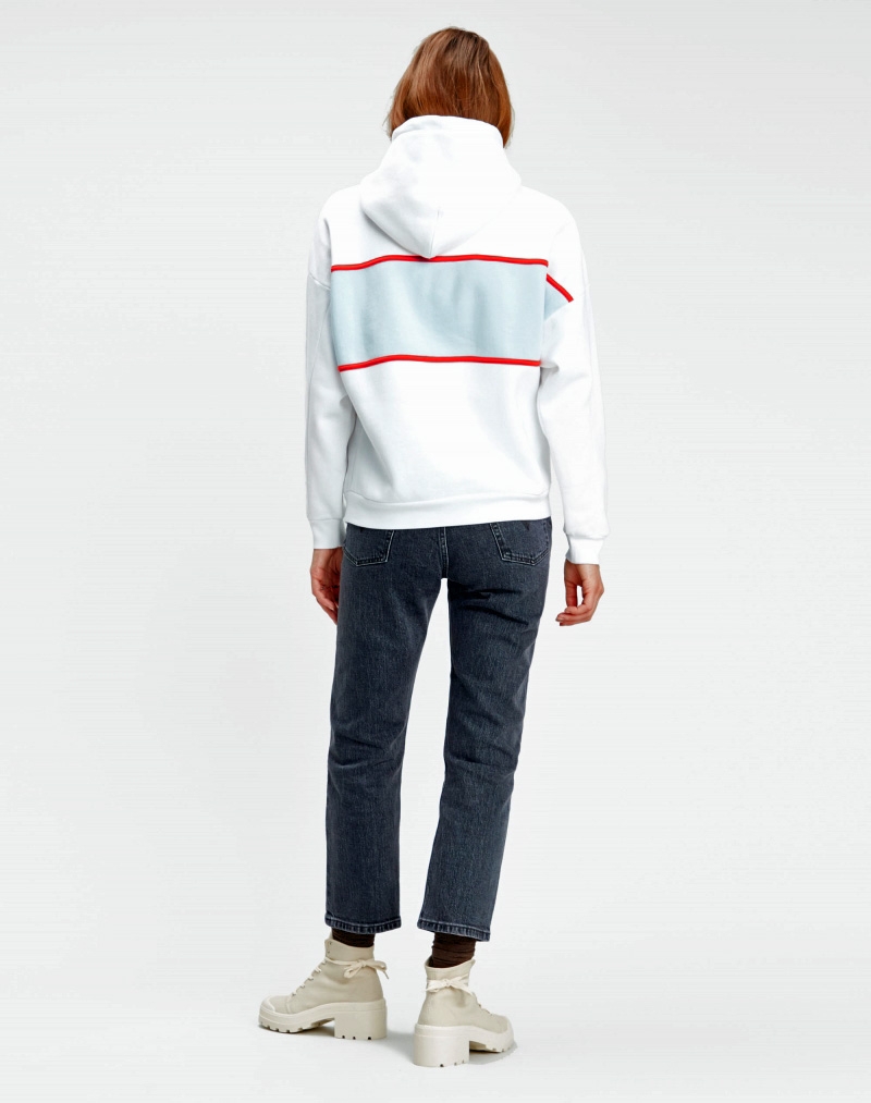 Dessuadora de dona amb caputxa Levi's, model 85774-0000, de color blanc - 3 - La Casa Dels Pantalons