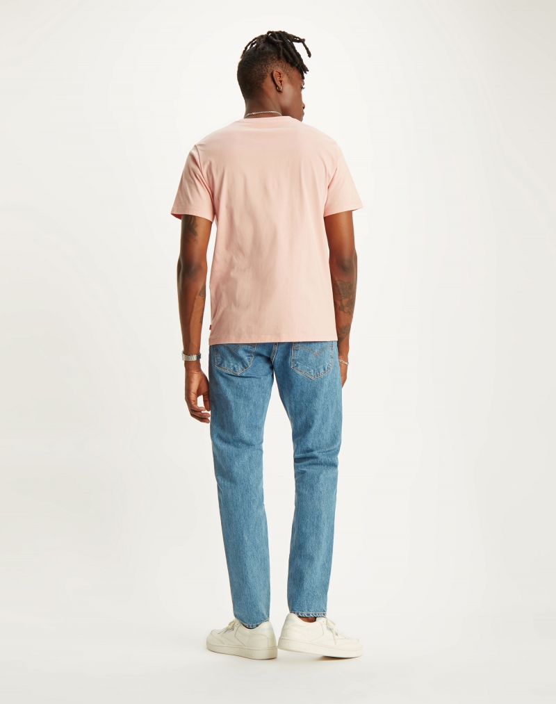 Samarreta de màniga curta d'home Levi's, model 22489-0259, de color rosa i batwing logo - 3 - La Casa Dels Pantalons