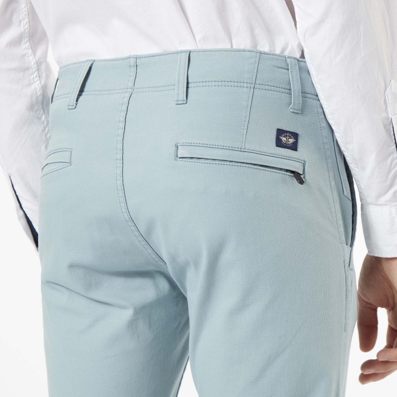 Pantalones de hombre Dockers Alpha Khaki 360 skinny (pitillo) 55775-0026 color azul - 2 - La Casa Dels Pantalons