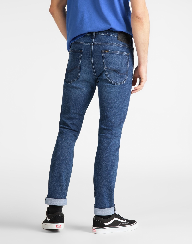 Pantalones vaqueros de hombre Lee Luke skinny (pitillo) L719DHTR color tejano azul medio - 2 - La Casa Dels Pantalons