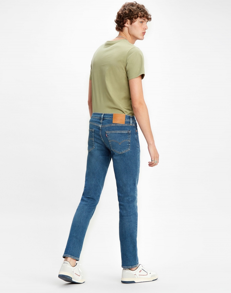 Pantalones vaqueros Levi's 511 slim, 04511.43.07, de color tejano lavado a la piedra - 2 - La Casa Dels Pantalons