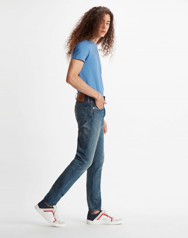 Pantalons texans Levi's 512 slim taper, model 28833.05.65, color blau mig - 2 - La Casa Dels Pantalons