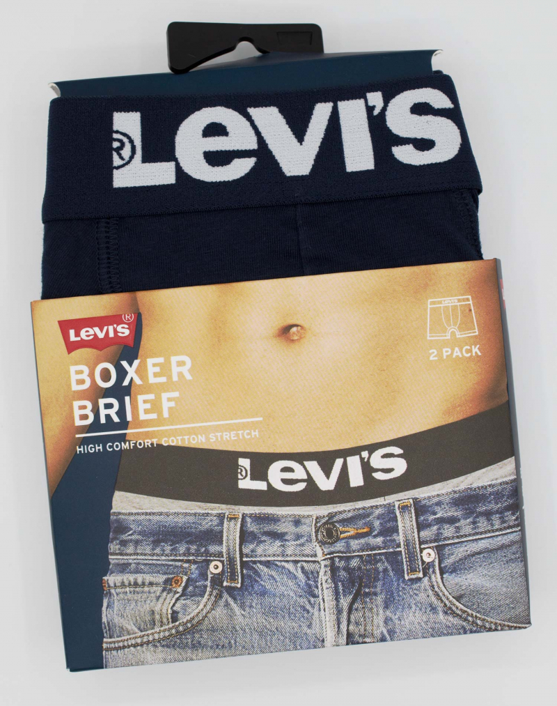 Pack de 2 bòxers Levi's, model 905001001/321, blau marí - 3 - La Casa Dels Pantalons
