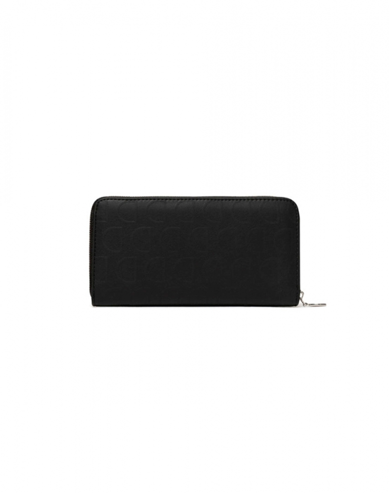 Monedero de mujer Desigual, modelo Lazarus zip 20SAYP14, de color negro - 2 - La Casa Dels Pantalons