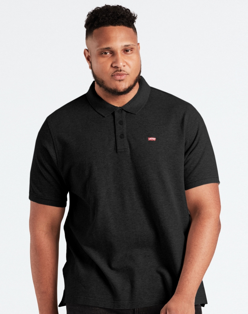 Polo d'home de màniga curta Levi's 56811-0003 de color negre - Talles extra - 3 - La Casa Dels Pantalons