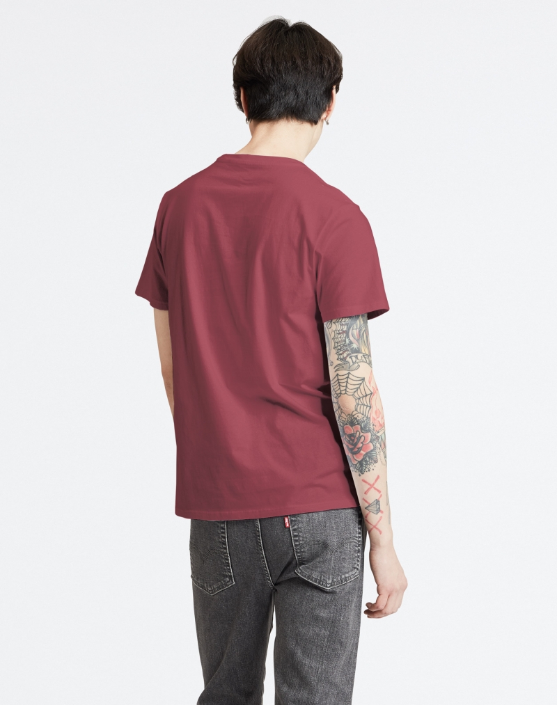 Camiseta de hombre de m/c Levi's 22489-0276 de color rojo - 3 - La Casa Dels Pantalons