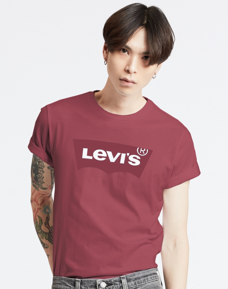 Camiseta de hombre de m/c Levi's 22489-0276 de color rojo - 2 - La Casa Dels Pantalons