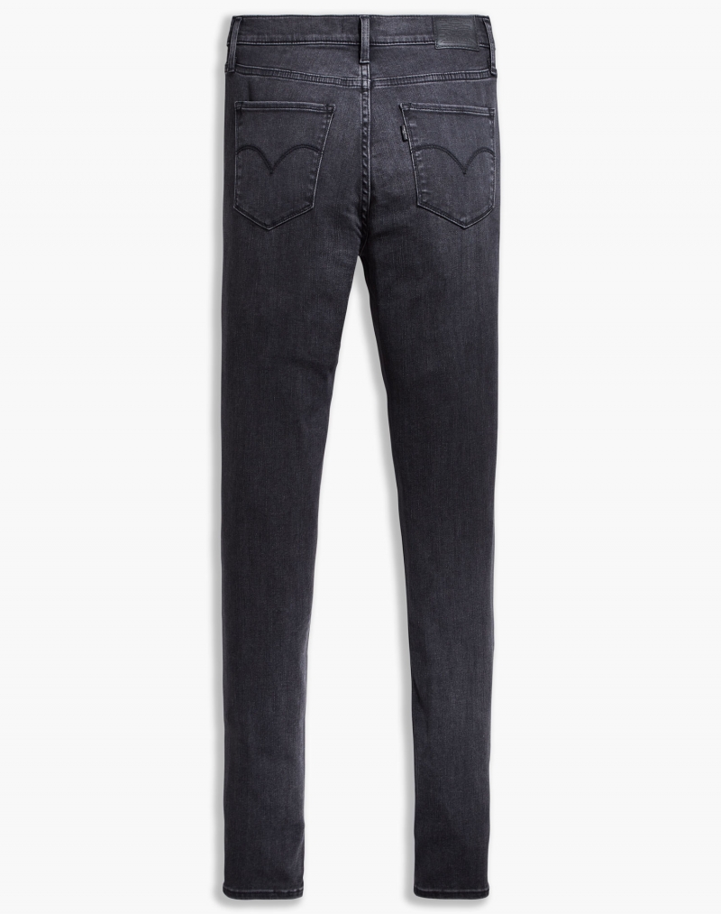 Pantalones vaqueros de mujer Levi's 720 high rise super skinny, 52797-0185, tejano gris oscuro - 2 - La Casa Dels Pantalons