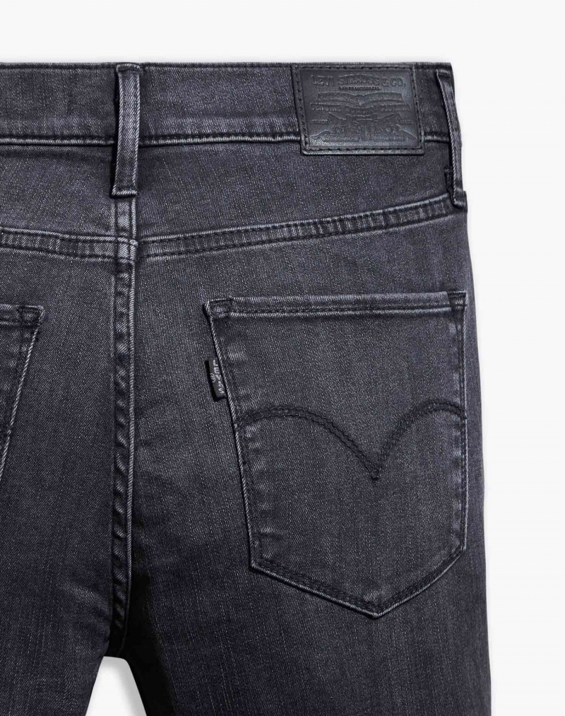 Pantalones vaqueros de mujer Levi's 720 high rise super skinny, 52797-0185, tejano gris oscuro - 3 - La Casa Dels Pantalons