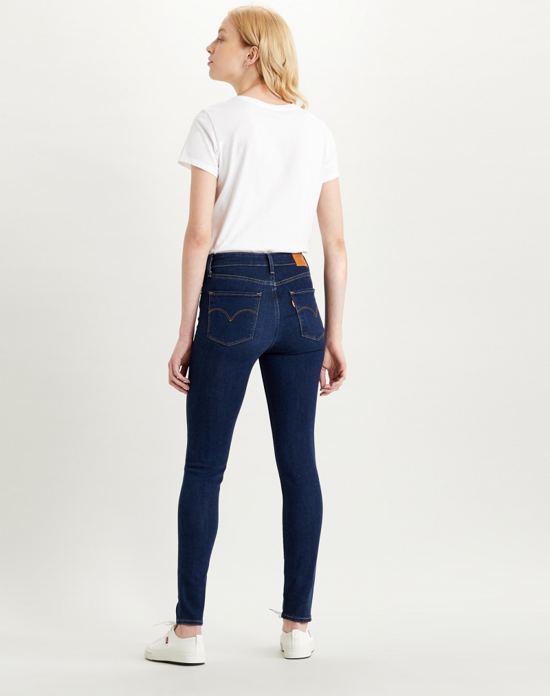 Pantalons texans de dona Levi's 721 skinny, 18882-0362, de color texà fosc - 3 - La Casa Dels Pantalons