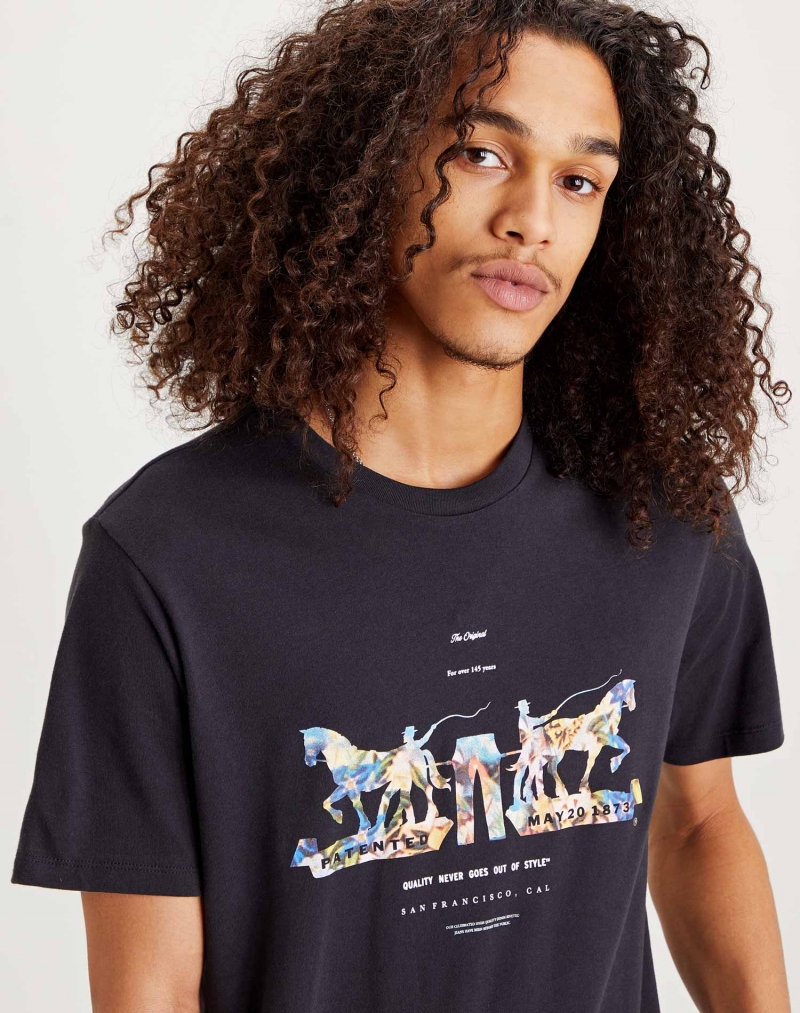 Samarreta d'home Levi's de màniga curta, model 22495-0067, de color negre - 3 - La Casa Dels Pantalons