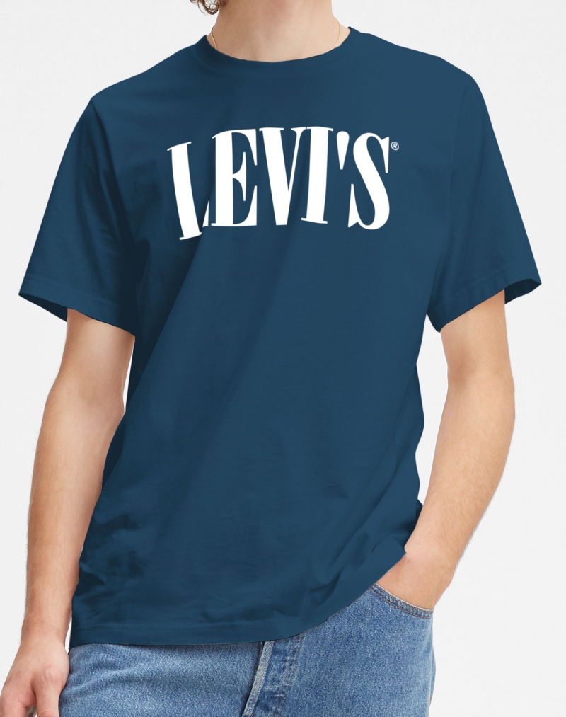Camiseta de hombre Levi's de manga corta, modelo 69978-0130, de color azul marino - 2 - La Casa Dels Pantalons