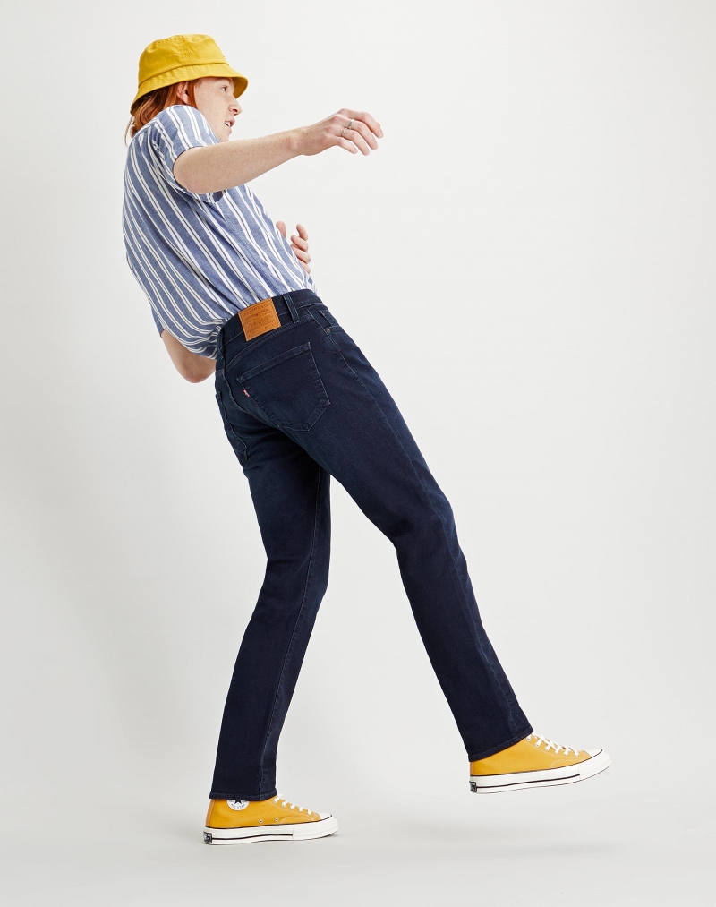 Pantalones vaqueros de hombre Levi's 511 slim, 04511-4579, de color tejano azul y negro - 3 - La Casa Dels Pantalons