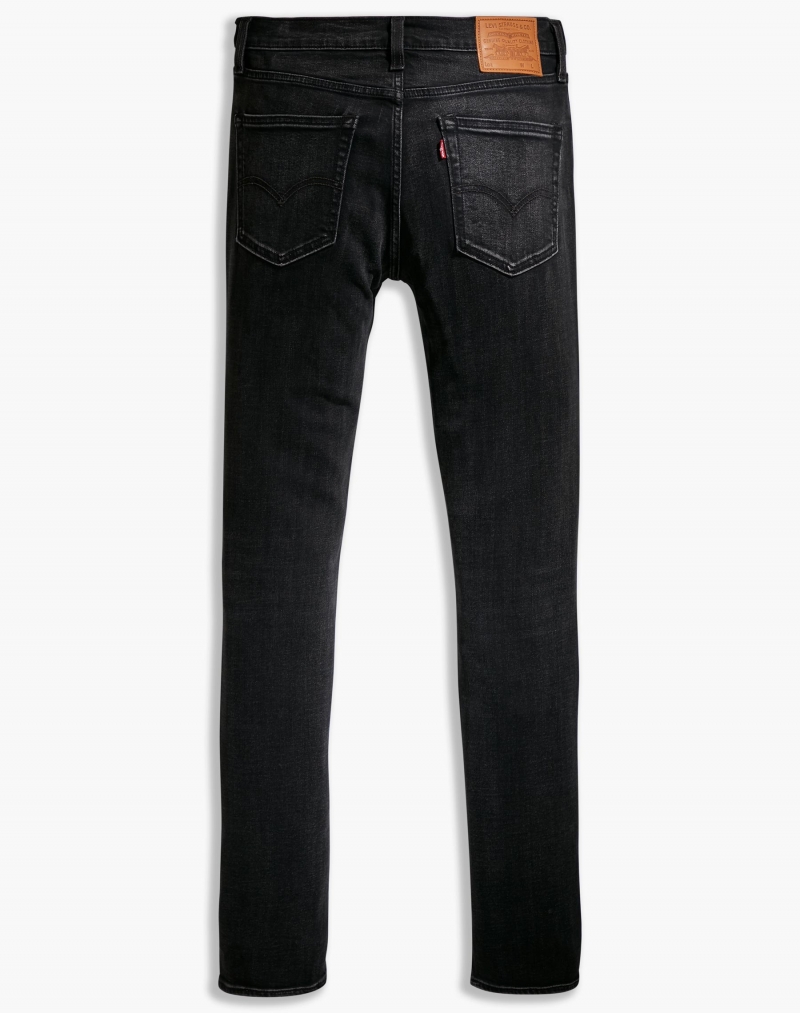 Pantalons texans d'home Levi's 511 slim, 04511-4609, de color negre desgastat - 2 - La Casa Dels Pantalons
