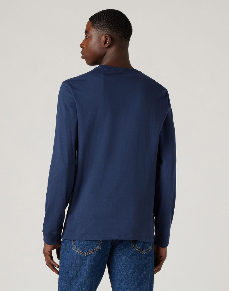 Samarreta d'home Levi's® de màniga llarga, model 72848-0001, de color blau marí - 2 - La Casa Dels Pantalons